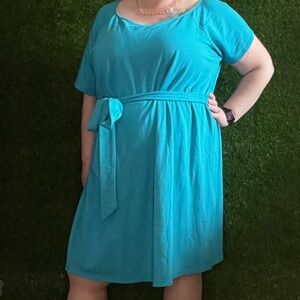 NWT Torrid 4 Mini French Terry Off-Shoulder Tee Shirt Dress